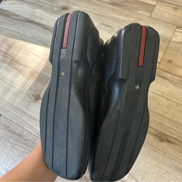 PRADA FW 1999 Rare Unisex Leather Biker Boots - Picture 5 of 8